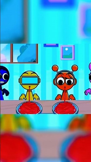 Sprunki Noodle Eating Challenge – Fastest Mukbang Contest! #sprunki #incredibox #incrediboxsprunki