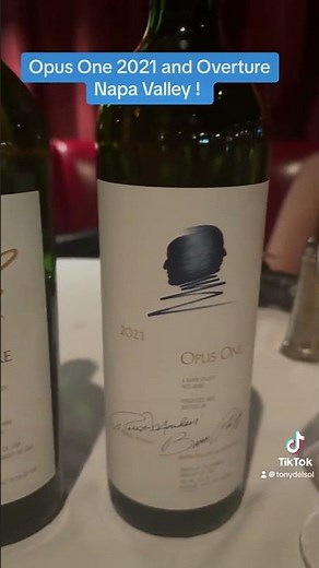 Opus One and Overture Napa Valley 2021 tasting at work. #wine #napavalley #sommelier #opusclip