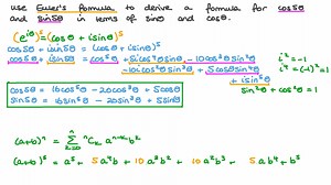 Multiple-Angle Formulas from Euler’s Formula