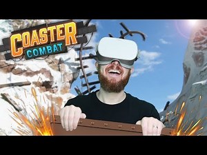 VIRTUAL REALITY ROLLER COASTERS!! Coaster Combat Oculus Go Gameplay
