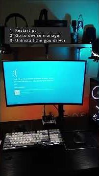 BSOD quick fix VIDEO_TDR_FAILURE #shorts