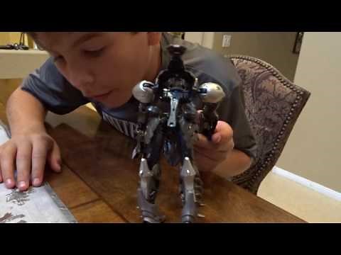 How to transform Grimlock premier edition transformer into T rex Form dinosaur