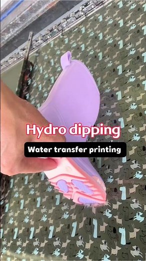 shoes art hydro dipping #hydrodipping #diy #custom