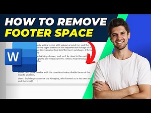 How to Remove Footer Space in Word | Quick and Easy Tutorial