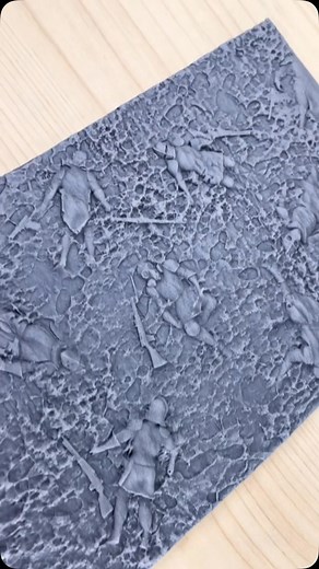 Custom Miniature Maker on Instagram: "I just launched my giant Trench Kickstarter project! You can get everything you see here and a ton more! The link is in my bio! 🔗 It has everything from texture rollers of mud, trenches, footprints to more crusade themed ones with splintered crosses! #trenchcrusade #trenchcrusadeterrain #trenchcrusademiniatures #warhammer #40k #warhammer40k #deathcorpsofkrieg #astramilitarum #astramilitarum40000 #wargaming #wargames #terrain #terrainbuilding #3dprintedterra