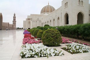 Sultan Qaboos Grand Mosque in Muscat, Oman