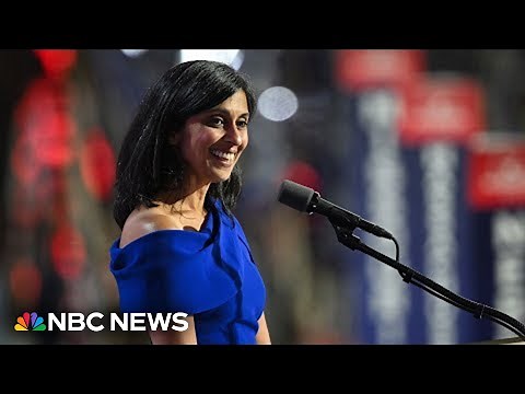 JD Vance's wife Usha introduces him at the RNC