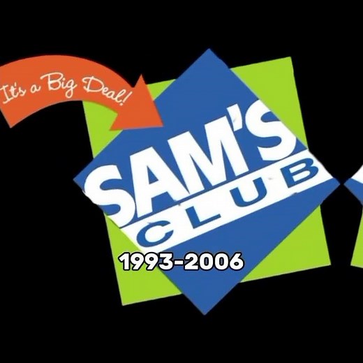 Evolución del logo de Sam's Club #holaaa #streetview #supermercados