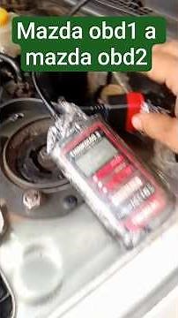 How to read a Mazda OBD1 with an OBD2 scanner step by step