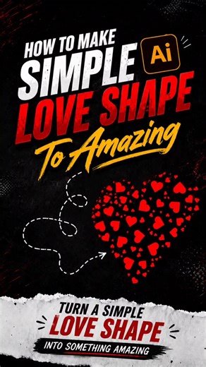 How To Create Stunning Heart Artwork in Adobe Illustrator | The LearnKey
