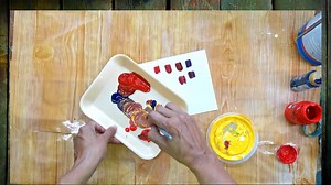 Como hacer el color cafe con pinturas acrílicas | Dekupacharte