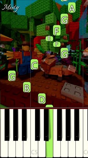 How to Play the Grow a Garden Theme ! (EASY PIANO TUTORIAL)