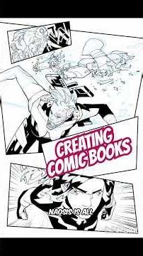 HOW TO CREATE COMIC BOOKS - DYNAMIC PAGE LAYOUT #artwork #artist #comicart #comicartists