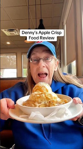 Denny’s Apple Crisp Food Review #dennys #restaurantreview #foodreviews