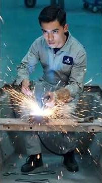 Vintage aircraft being restored in hangar motion