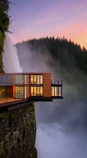 WE BUILT A LUXURY HOME ON A 300FT WATERFALL CLIFF USING SHIPPING CONTAINERS (Impossible Engineering)