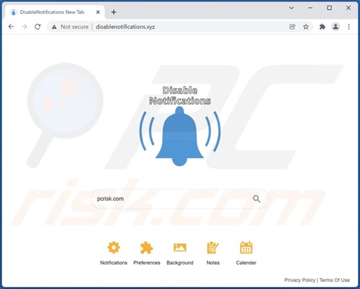 DisableNotifications Browser Hijacker