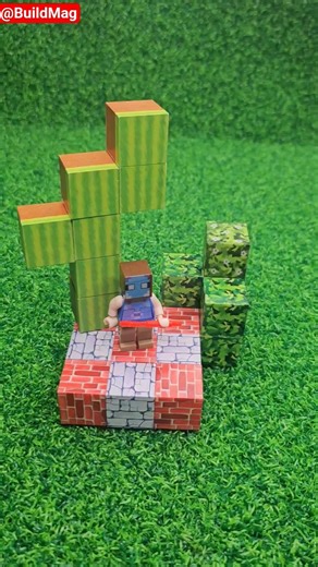 STONE, WOOD & DIRT MINI HOUSE #minecraft #shorts