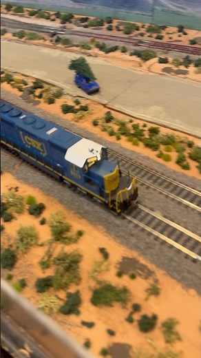 CSX Train With A Caboose At The Richmond Science Museum! #modeltrains