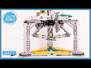Delta Robot Arm - Part II [ Pick and Place using Lego Technic ]