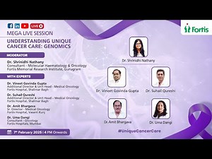 Dr. Shrinidhi and experts on "Understanding Unique Cancer Care: Genomics"