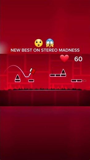 55% on stereo madness!! #subscribe #geometrydash #like #gd #meme #funny #fyp