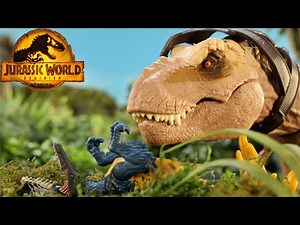 Dino Trackers Team Up with T.rex to Locate the Indominus Rex + More Jurassic World Adventures! 🦕🦖