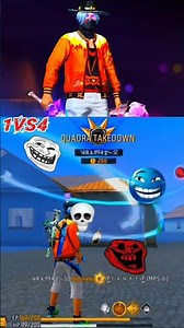 solo vs squad 😱 Rohit VIP game play free fire 🔥#freefirebgid #garenafreefire #totalgaming