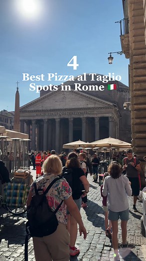 4 Must-Try Pizza al Taglio Spots in Rome