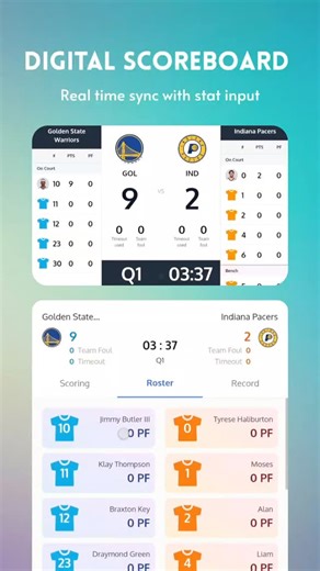 Scorelab on Instagram: "Function update: Scorelab Digital Scoreboard Real time display scores and time on an external monitor without additional setting"