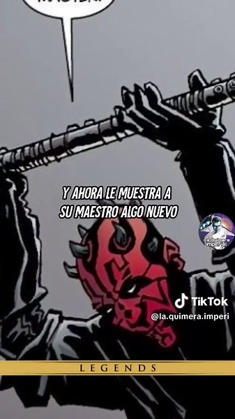 LA HISTORIA DEL SABLE DE LUZ DE MAUL PARTE 1 ¿Alguna vez te has preguntado por qué la espada de luz del lord sith, Darth Maul, es de hoja doble? Esta es la historia que responde a esa pregunta. Fuente: Star Wars Tales número 10. #starwars #parati #jedi #sith #leyendas #fyp #curiosidades #obiwan #skywalker #darthvader #clonewars #starwarsfan