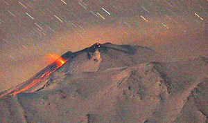 Incredible CCTV footage shows Mount Etna's volcanic explosion