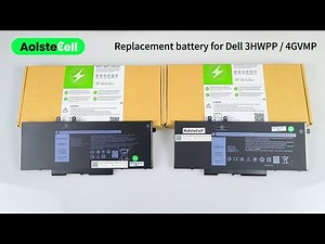 Replacement battery for Dell 3HWPP, 4GVMP ( 68Wh 4 cells & 68Wh 4 cells )