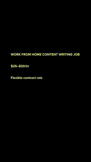 Remote Content Writing Job | Work From Home Blog Writer Role ($25–$30/hr)