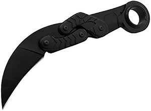 Karambit Folding Knife with Clip Easy Carry Stainless Steel Outdoor Claw Knife Cool Man EDC Pocket knife Tools
