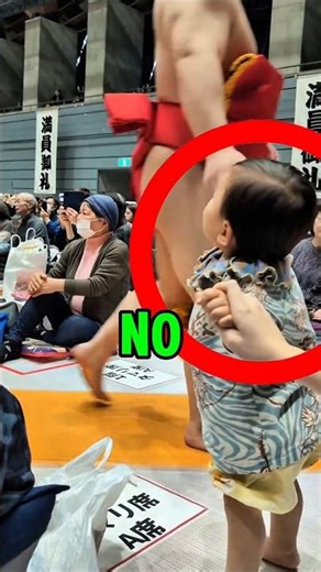 Little Kid vs Sumo Wrestlers Hilarious Viral Moment#shorts #cutemoments