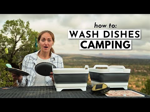 How to Clean Dishes CAMPING *step-by-step guide*