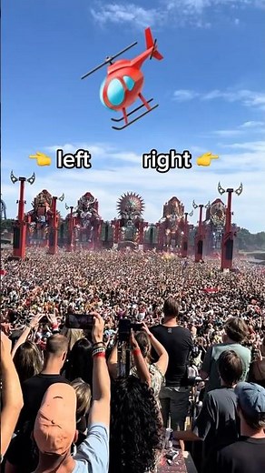Wait for Drop | Crowd Control by Helicopter 🚁 LEFT RİGHT | Tomorrowland 2025 22 days Left