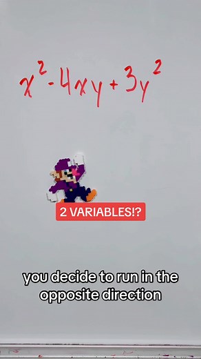 It’s surprisingly easy to factor a trinomial with two variables #mathtrick #mathtricks #factoringtrinomials #factoringpolynomials #math #maths #mathematics #mathteachersoftiktok #algebra #algebrahacks #algebra1 #factoring #mathteacher