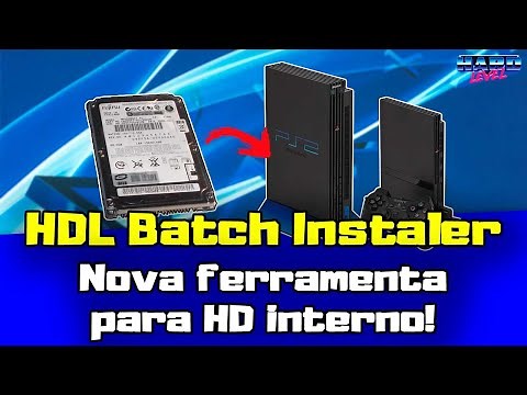 HDL Batch Installer! Nova ferramenta para instalar jogos no HD interno e gerenciar arquivos!