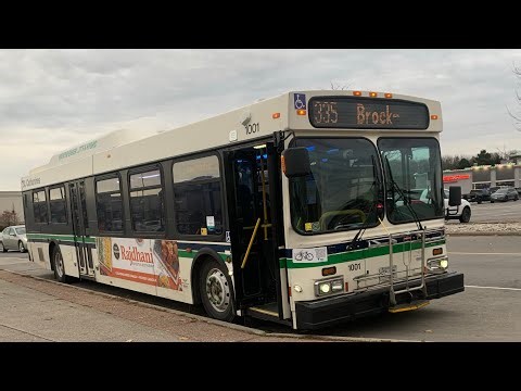 St. Catharines Transit Full Westbound Ride Video on 1001 on route 335 to Brock University