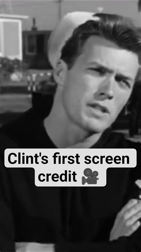 Clint Eastwood First Credited Role #clint #clinteastwood #vintagestarsz