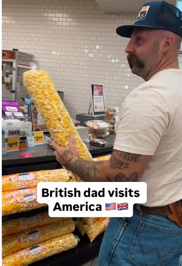 British dad visits America and is shocked at portion sizes 🇺🇸🇬🇧 ##britinamerica##british##usa##american##fyp