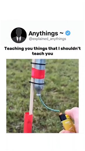 Anythings ~ on Instagram: "This is how you can make a simple DIY "sugar rocket" effect - using sugar water and heat to create steam pressure inside a small, safe container. When the water inside heats up, it turns into steam and escapes through a tiny opening, pushing the lightweight model forward like a mini rocket. Safety note: Do NOT try to make real explosive sugar rockets - they are extremely dangerous and illegal. Stick to small, safe models that use steam and low heat only. Like this brea