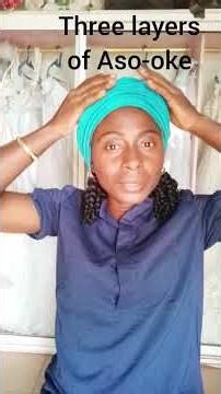 simple way to style your gele head wrap #geletutorial #headwrap