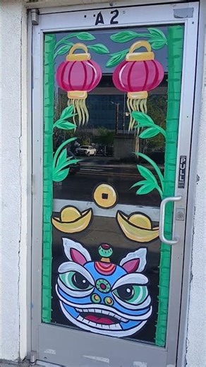 Happy New Year! Window Art & Harry Styles #newmusic #harrystyles