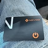 NOVOO Air Locator Tag (iOS Only) Wallet Tracker Card with Find My, Smart Card Bluetooth Tracker, 6 Years Battery, IP68 Waterproof, 1.6mm Keys Finder and Item Locator for Keys, Bags, Passport(2 Pack)