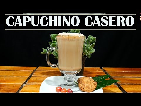 CAPUCHINO cremoso y espumoso casero / receta de capuchino / cómo hacer capuchino