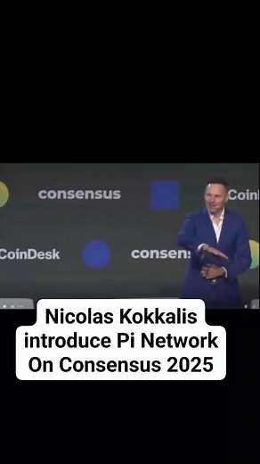 Nicolas Kokkalis introduce Pi Network on Consensus 2025 #Consensus2025 #pioneer #PiGCV #reels #Pi #toronto | Mackie JM