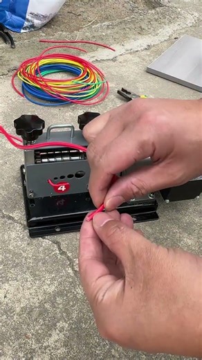 Small electric wire stripping machine#hardwaretools#stripping machine